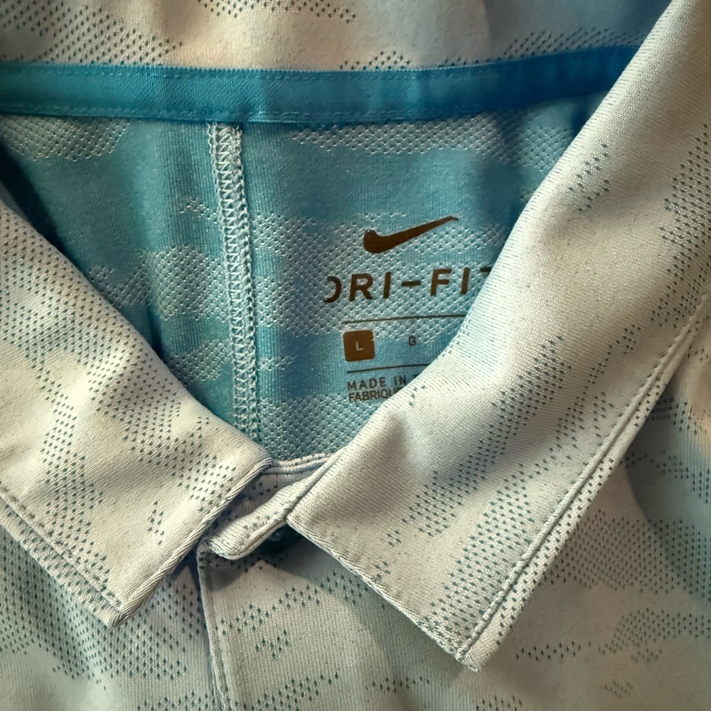 Nike Dri-FIT Sky Blue Polo